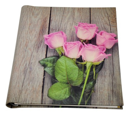 Album na zdjęcia samoprzylepny 20 kart 40 stron - FLOWER 3 - kwiaty - róże - zdjęcia pod folię