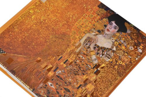 Album na 200 zdjęć w rozmiarze 10x15 cm - pomarańczowy - Adele - obraz - Gustaw Klimt
