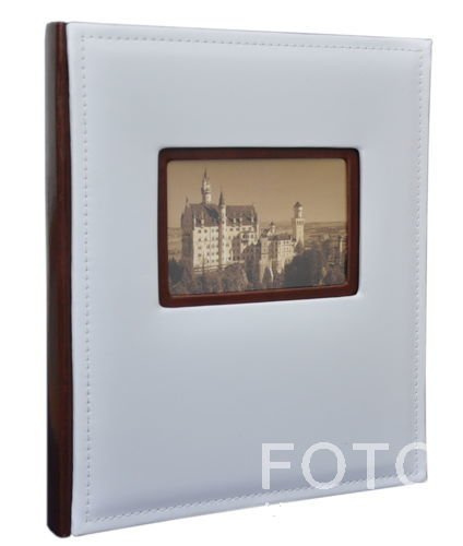 Album Tradycjny 20 kart Vista - Biało-brązowy - kremowe karty