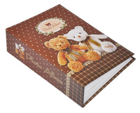 Album na 100 zdjęć w formacie 10x15 - BEARS - brązowy