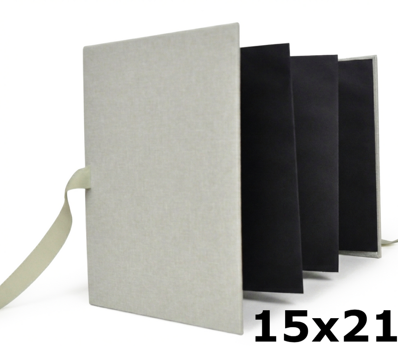 Lniany Album Harmonijka – Szlachetna Oprawa Twoich Wspomnień