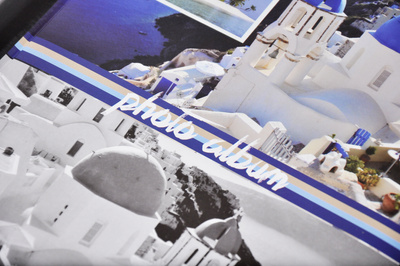 Album na zdjęcia samoprzylepny 30 kart 60 stron - SUMMER - zdjęcia pod folię - wielobarwny - widoczki