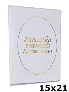 Album na 36 zdjęć do wsuwania w rozmiarze 15x21 cm - 15x21\/36 P6836 - komunijny