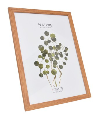 Ramka drewnopodobna - naturalna - format A4 21x29,7 cm- kolor naturalny - D521
