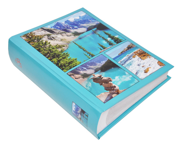Album na zdjęcia w rozmiarze 10x15 cm - 300 zdjęć do wsuwania - ISLAND VIEW - turkusowy - widoki - wakacje