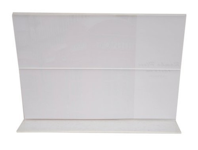 Ramka pleksi na zdjęcia/ulotkę/wizytówkę w formacie 10x15 cm do postawienia w poziomie - przeźroczysta