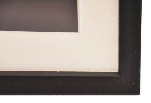 Drewniana Ramka Galeria na 4 zdjęcia w formacie 11x11cm- 71464 - czarna - Passe-partout