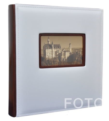 Album Tradycjny 50 kart Vista - Biało-brązowy - CZARNE KARTY