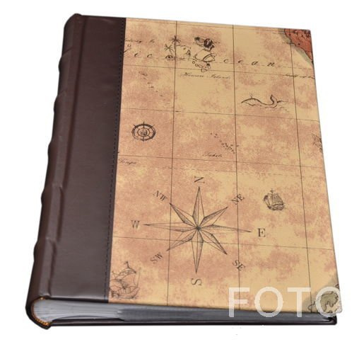 Album TRAVEL KD46300 w 10x15/300 - Brązowy - Mapa