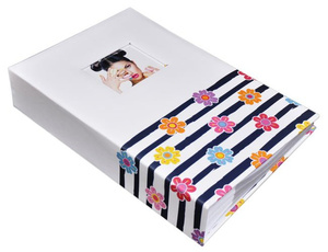 Album na zdjęcia 10x15/402 Shining Flowers - granatowy - 9404