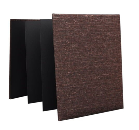 Album harmonijka typu jamnik 15x20/12 - LP-1284 CANVAS - Brązowy