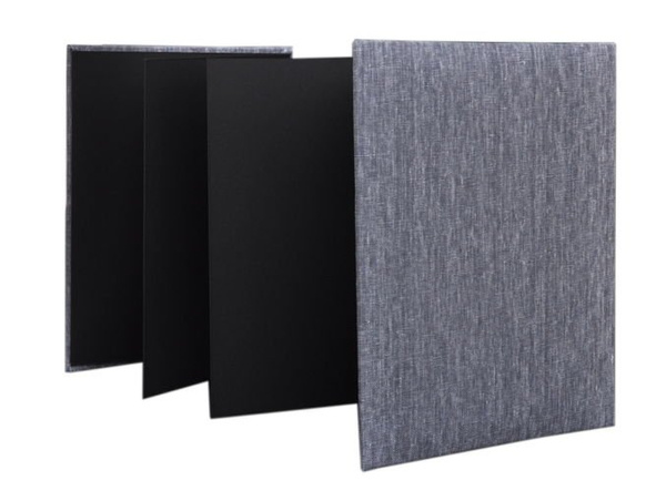Album harmonijka typu jamnik 15x20/12 - LP-1287 CANVAS - Szary