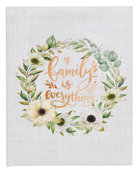 Album na zdjęcia 304 zdjęcia w rozmiarze 10x15 cm  LOVE FLOWER - 10x15/304 - klejony - kremowy - kwiecisty motyw