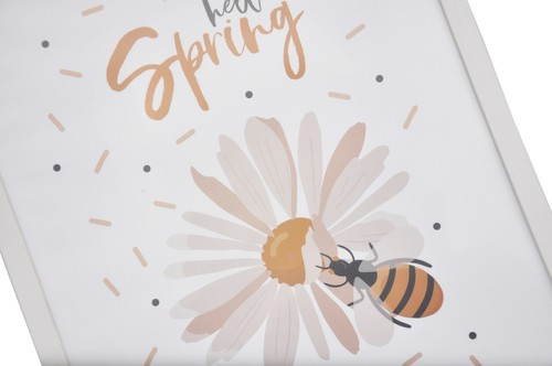 Ramka drewnopodobna - naturalna - na zdjęcie plakat dyplom w rozmiarze 30x40 cm - kolor biały - FC30p