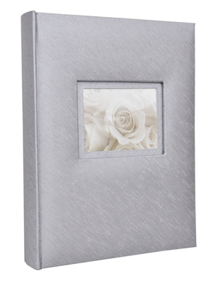 Album na zdjęcia na 100 zdjęć w rozmiarze 15x21 cm LOVE SILVER - Srebrny