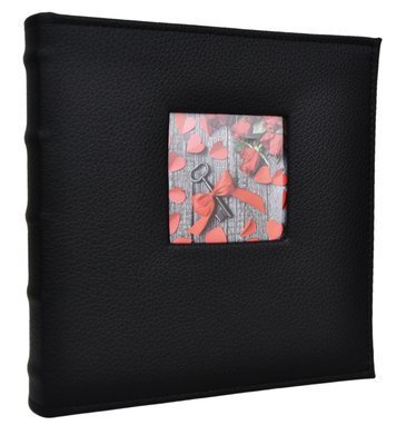Album na 200 zdjęć w formacie 10x15 cm - VOUGE - Czarny - ekoskóra