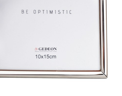 Ramka aluminiowa 10x15cm - srebrna/chromowana - ssg10