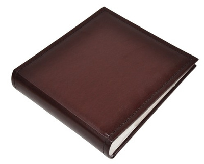 Album DECOR 214  na 200 zdjęć w formacie 10x15 cm - Ciemno Brązowy - ekoskóra - gładki ze szwami