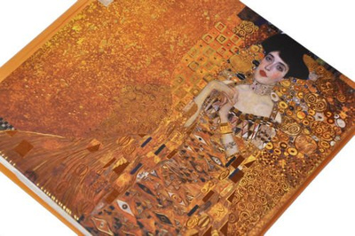 Album na 200 zdjęć w rozmiarze 10x15 cm - pomarańczowy - Adele - obraz - Gustaw Klimt