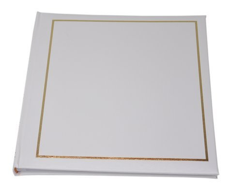 Album tradycyjny 20 kart 40 stron na zdjęcia do wklejania - VINYL - Biały - Białe Karty