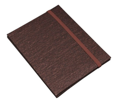 Album harmonijka typu jamnik 15x20/12 - LP-1284 CANVAS - Brązowy