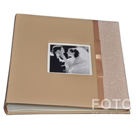 Album Tradycjny 50 kart GLAMOUR - złoty - kremowe karty