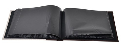 Album na 36 zdjęć do wsuwania w formacie 13x18 cm - 13x18/36 MA-276 CLASSICO - Czerwony - brokat