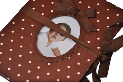 Album harmonijka typu jamnik 13x18/12 - YOUNG CHILD - dziecięcy - Brązowy