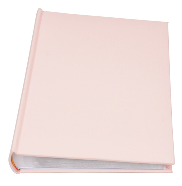 Album na zdjęcia w rozmiarze 10x15 cm - 200 zdjęć do wsuwania - LINEN PINK - różowy  - płótno