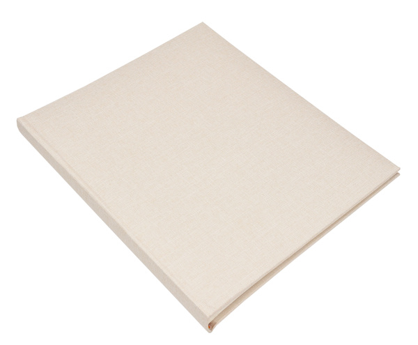 Album na zdjęcia do wklejania - tradycyjny DBCS20 LINEN SAND - Piaskowy - Kremowe karty - 40 kart 20 stron - materiałowa okładka