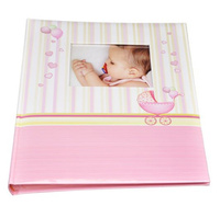 Album tradycyjny DBCS10 - BABY CHART - Różowy - Różowe Karty