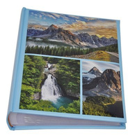 Album na 300 zdjęć do wsuwania w rozmiarze 10x15 cm 10x15/300 WORLD - Niebieski