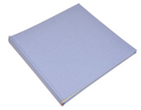 Album na zdjęcia do wklejania - tradycyjny DBCSS20 LINEN SKY - Błękitny - Kremowe karty - 40 kart 20 stron - materiałowa okładka