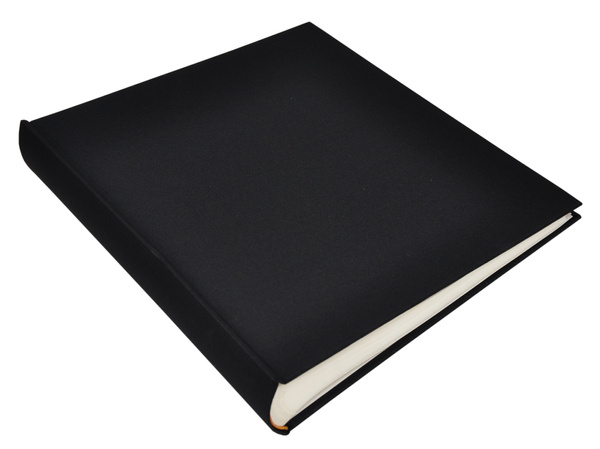 Album na zdjęcia do wklejania tradycyjny DBCL50 - LINEN BLACK - Czarny - 50 kart 100 stron - Kremowe karty