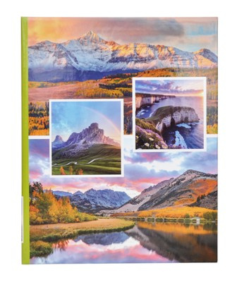Album na zdjęcia w rozmiarze 10x15 - 200 zdjęć do wsuwania - 10x15/200 SEP - zielony - widoczki 
