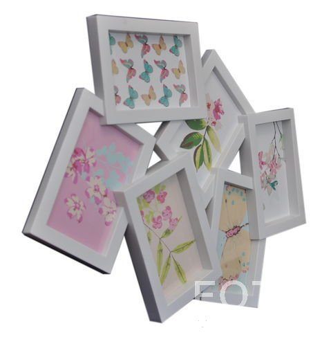 Ramka Galeria na 6 zdjęć w formacie 10x15cm - ARYCA033 - Biała