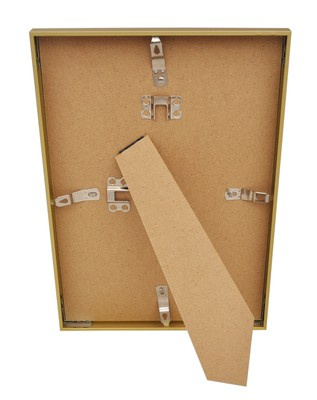 Aluminiowa Ramka na zdjęcia w rozmiarze A4 21x30cm - Złota - na dyplomy, plakaty