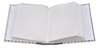 Album na 100 zdjęć w rozmiarze 10x15 cm do wsuwania - 10x15/100 GREEN GRASS  - klejony - jasny - kwiaty