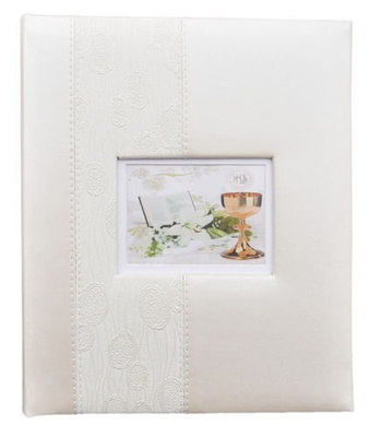 Album tradycyjny KOMUNIJNY DBCS20 HEARTBEAT 20 kart - ecru - kremowe karty