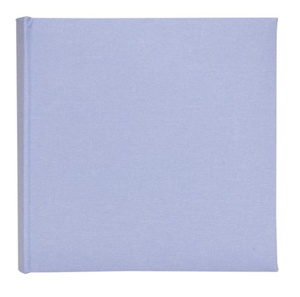Album na zdjęcia do wklejania - tradycyjny DBCSS20 LINEN SKY - Błękitny - Kremowe karty - 40 kart 20 stron - materiałowa okładka