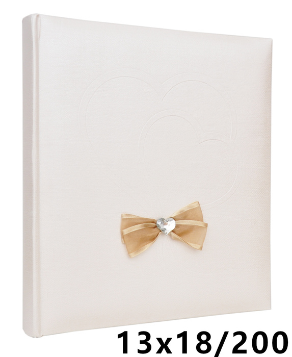 Album ślubny na 200 zdjęć do wsuwania w rozmiarze 13x18 cm 13x18/200 HEARTBEAT