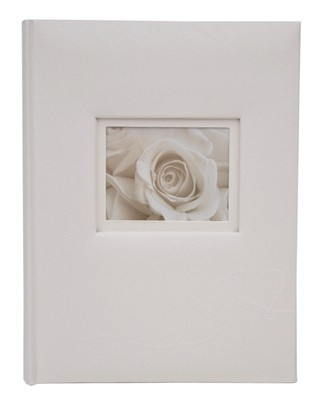 Album na zdjęcia na 50 zdjęć w rozmiarze 13x18 cm LOVE WHITE - biały