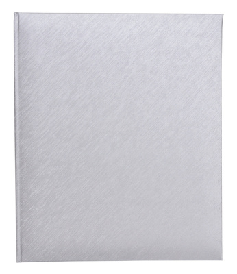 Album tradycyjny na zdjęcia do wklejania - DBCS10 CLEAN SILVER - 10 kart - 20 stron - srebrny - kremowe karty