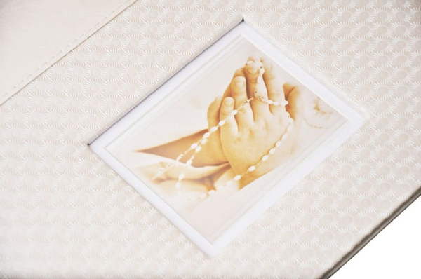 Album tradycyjny KOMUNIJNY DBCS20 FLIRT 20 kart - ecru - kremowe karty