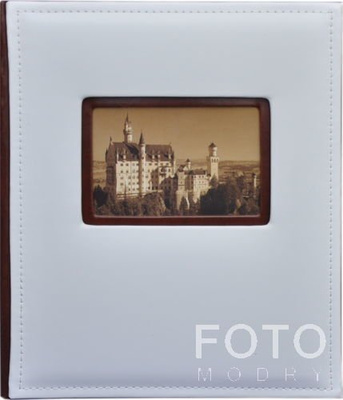 Album Tradycjny 20 kart Vista - Biało-brązowy - kremowe karty