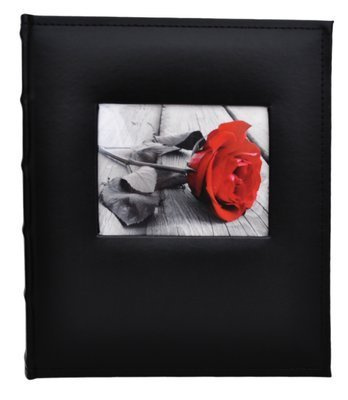 Album na zdjęcia do wklejania tradycyjny - DBCS20 BLACK - Czarny - Kremowe karty