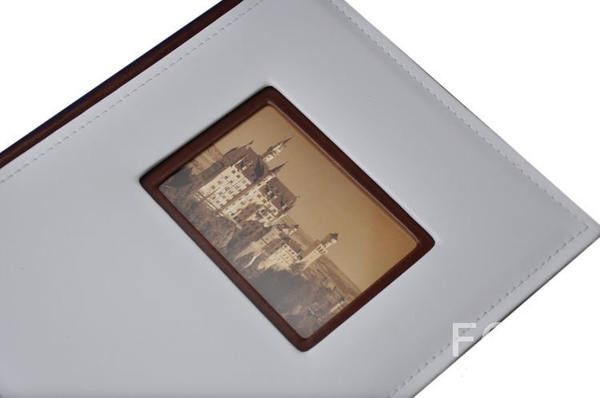 Album Tradycjny 20 kart Vista - Biało-brązowy - kremowe karty