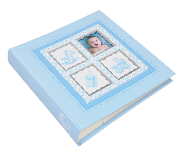 Dziecięcy Album na 200 zdjęć do wsuwania w rozmiarze 10x15 cm - 10x15/200- Niebieski - BABY6