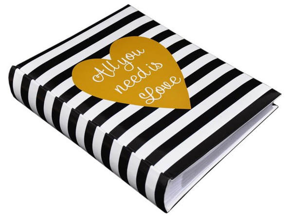 Album 10x15/200 CONCEPT - Serce - Czarno-biały