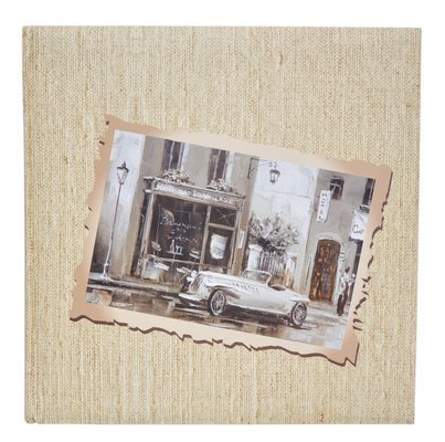 Album na zdjęcia do wklejania tradycyjny - FA 5122 RETRO LOOK -  beżowy - Białe Karty